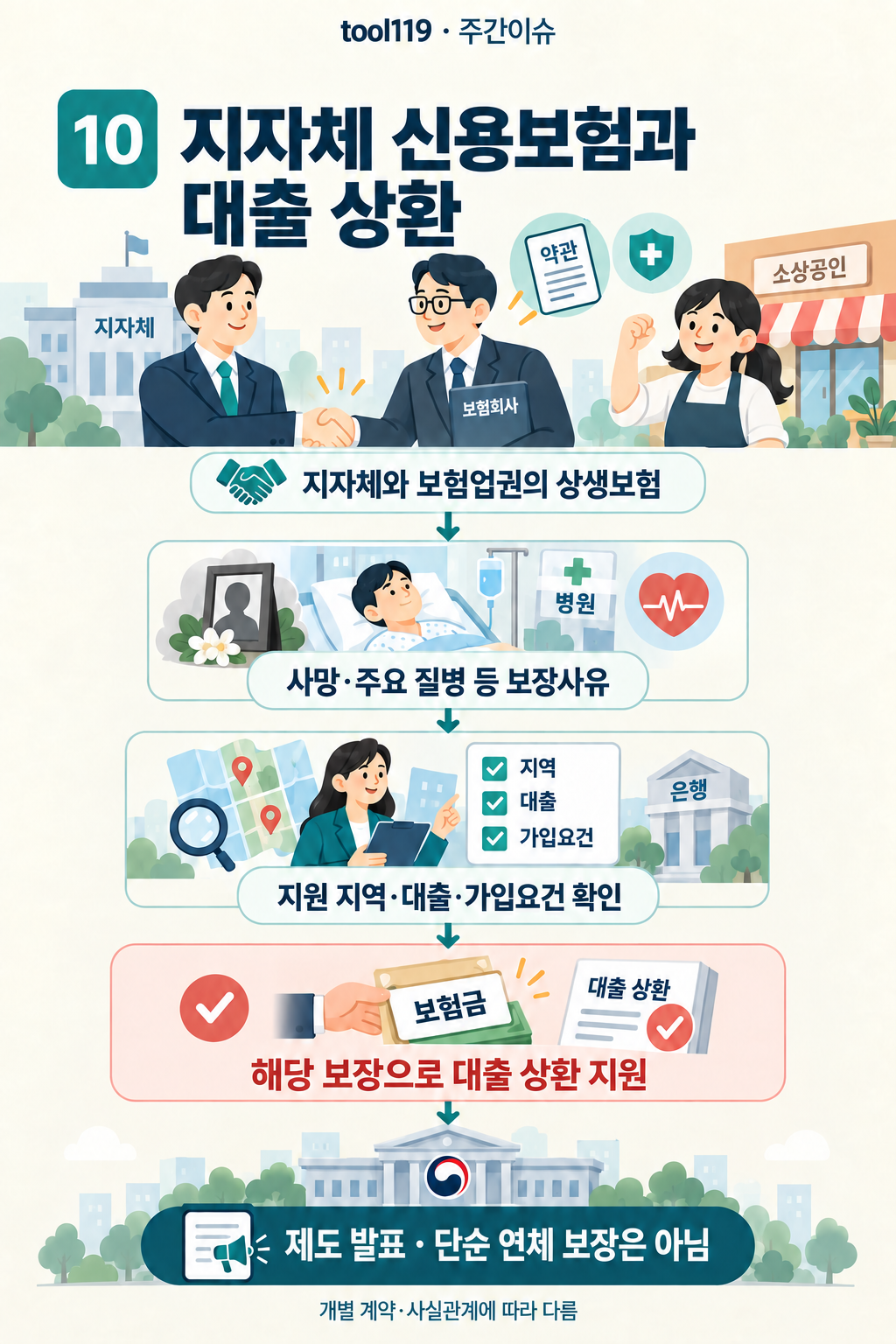 이슈 10. 지자체 신용보험과 대출 상환: 발표 내용 → 주요 내용